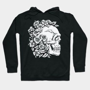 Skull Flower Rose Hoodie